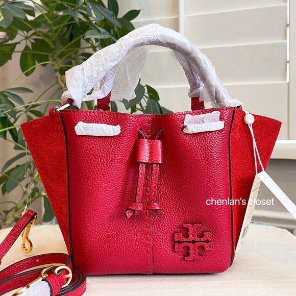 Tory Burch Handbags - 🔥🎄NeW! Tory Burch Mini McGraw Suede Dragonfly